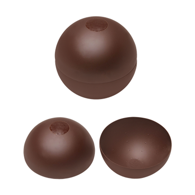 Obrázek produktu MC ČOKOLÁDOVÁ POLOKOULE HOŘKÁ Ø7cm 30ks