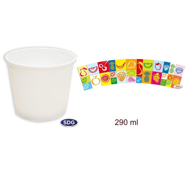 Obrázek produktu SDG KELÍMEK papírový s potiskem ovoce 290ml 24x40ks