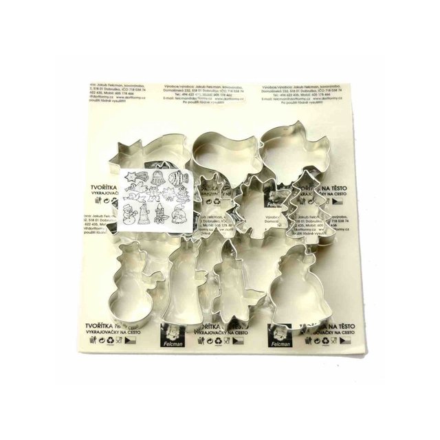 Obrázek produktu VK VYKRAJOVÁTKO NEREZ - sada VÁNOČNÍ 12ks