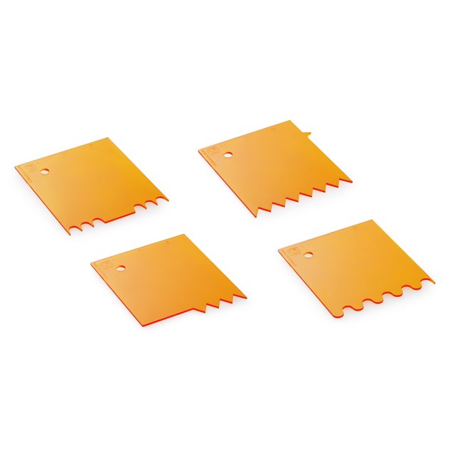 Obrázek produktu TH KARTY SADA na dekoraci 8x7cm oranžové 4ks