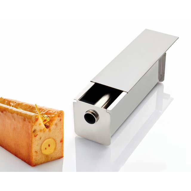 Obrázek produktu MA FORMA TRAVELCAKE s otvorem nerez, SE ZÁŘEZEM 250x60mm v.80mm 960ml