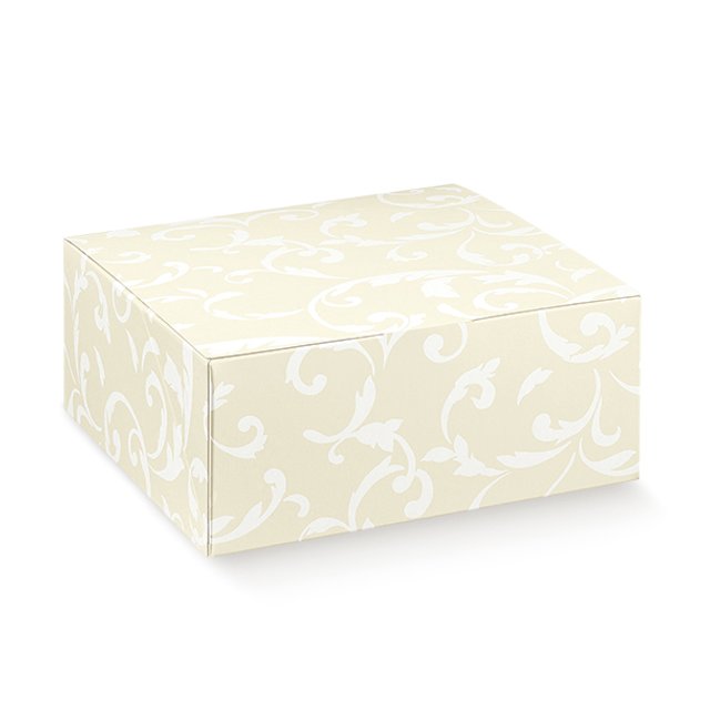 Obrázek produktu SC Krabice na dort hranatá potisk Damascato 25x25x10cm 5x10 ks