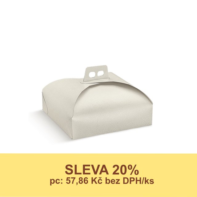 Obrázek produktu SC Krabice šedá potisk hadí kůže 30x30x24 cm 20x1 ks - DOPRODEJ SLEVA 20%