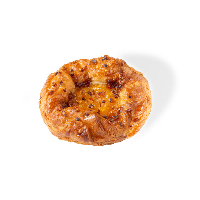 Obrázek produktu BRIDOR Mražená CROWN ORANGE AND CHOPPED HAZELNUT (s pomerančovou příchutí a oříšky) 90g 48ks vegan