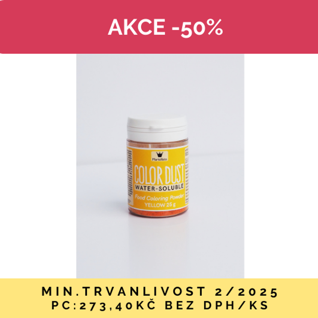 Obrázek produktu MA BARVA V PRÁŠKU rozpustná ve vodě ŽLUTÁ 25g - AKCE SLEVA 50% 2/25