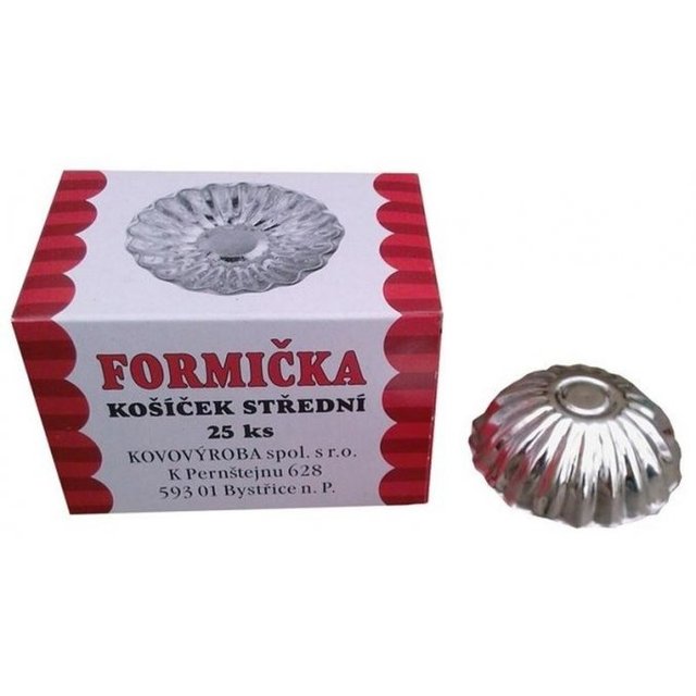 Obrázek produktu VK Formička KOŠÍČEK malý pr. 4,5cm 20ks
