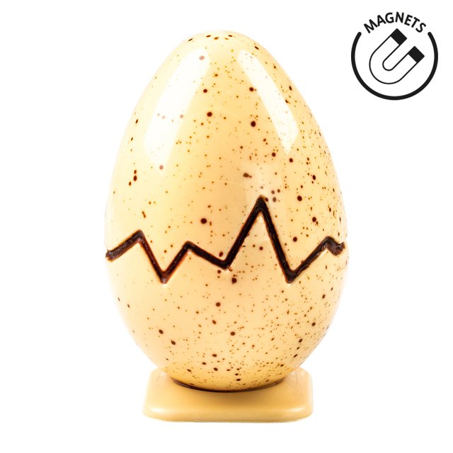 Obrázek produktu MA FORMA NA ČOKOLÁDU S MAGNETEM - CRACK EGG 3D, ø100  cm, v. 15cm, 160gr