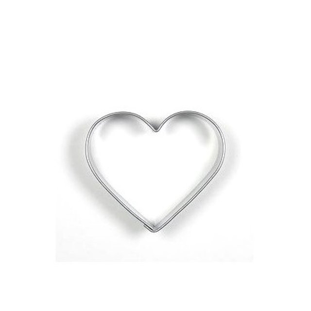 Obrázek produktu VK VYKRAJOVÁTKO NEREZ - SRDÍČKO 40 x 46mm