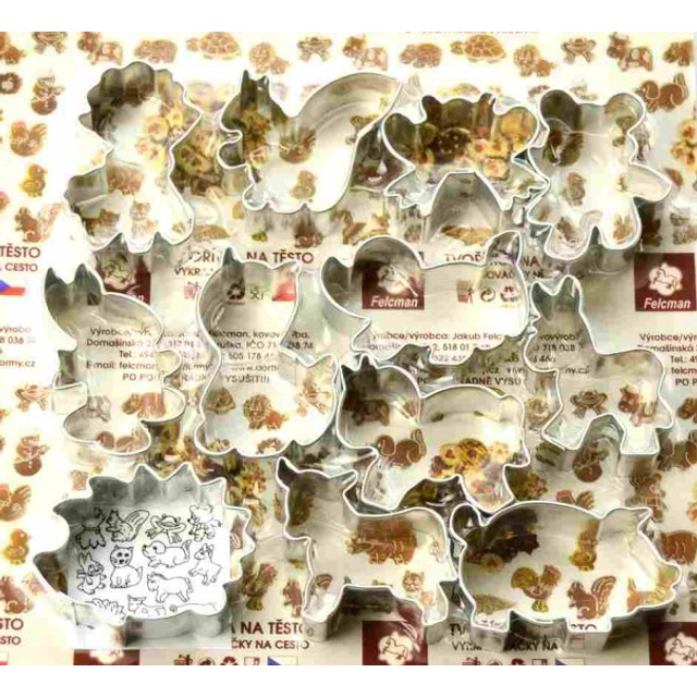 Obrázek produktu VK VYKRAJOVÁTKO - SADA ZVÍŘÁTKA 12ks