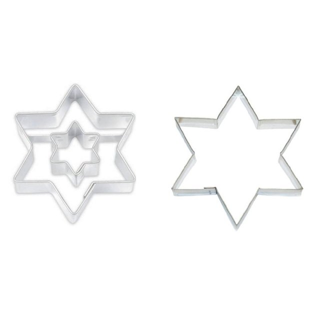 Obrázek produktu VK SADA VYKRAJOVÁTEK NEREZ - 2 hvězdičky velké 55mm