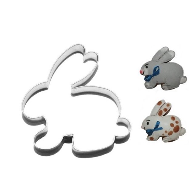 Obrázek produktu VK VYKRAJOVÁTKO NEREZ - ZAJÍC BĚŽÍCÍ 60x60mm