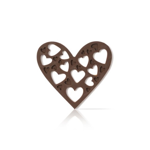 Obrázek produktu DOBLA DEKOR SRDCE SE SRDÍČKY 5,4x4,9cm 96ks