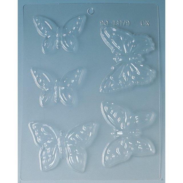 Obrázek produktu MA FORMA NA ČOKOLÁDU PLAST - MOTÝLI 5ks(3 různí)