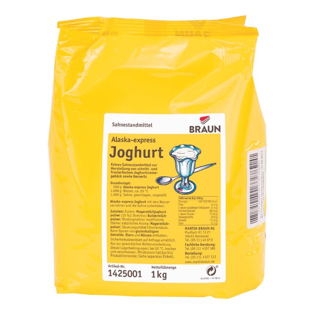 Obrázek produktu BRAUN ALASKA EXPRES jogurt neutral 5x1kg