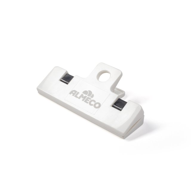 Obrázek produktu TG KLIP Almeco bílý s šedým logem 10cm