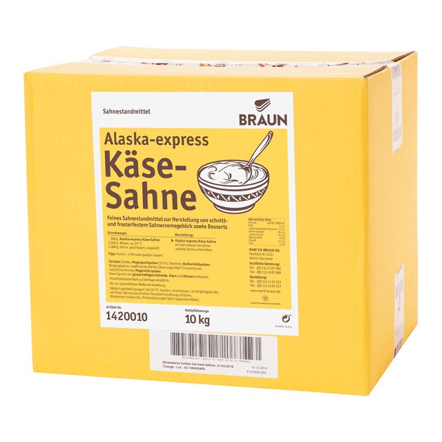 Obrázek produktu BRAUN ALASKA EXPRES tvaroh 10kg