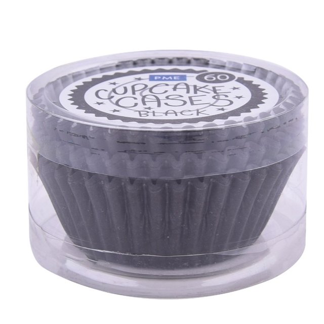 Obrázek produktu PME Košíčky na muffiny BLACK (černé) 50x28mm 60ks
