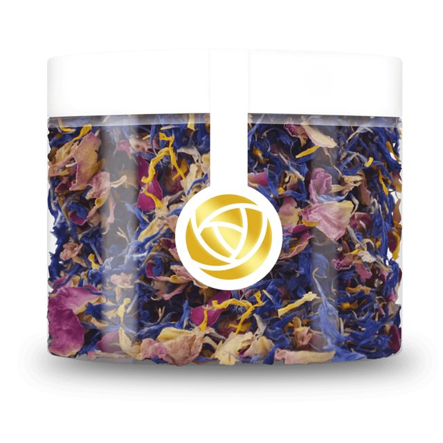 Obrázek produktu ROSIE ROSE - SUŠENÉ KVĚTY LÍSTKY SAPHIR BLAU (růžová, žlutá, modrá, bílá) 6g