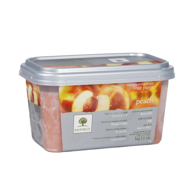 Obrázek produktu RAVIFRUIT MRAŽENÉ PYRÉ ŽLUTÁ BROSKEV 5x1kg