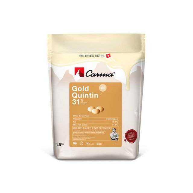 Obrázek produktu CARMA ČOKOLÁDA GOLD QUINTIN 31% 5x1,5 kg