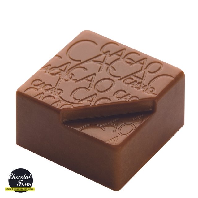 Obrázek produktu CW FORMA NA PRALINKY - ČTVEREC CACAO 2,5x2,5cm v.1,2cm 9g 24ks