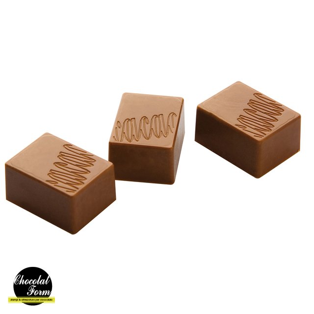 Obrázek produktu CW FORMA NA PRALINKY - OBDÉLNÍK COCOA 2,7x2cm v.1,4cm 9g 24 ks