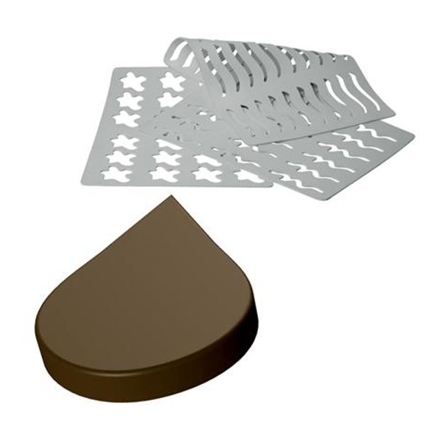 Obrázek produktu MA ŠABLONA SILIKON - KAPKA 3,5x2,5cm 60ks