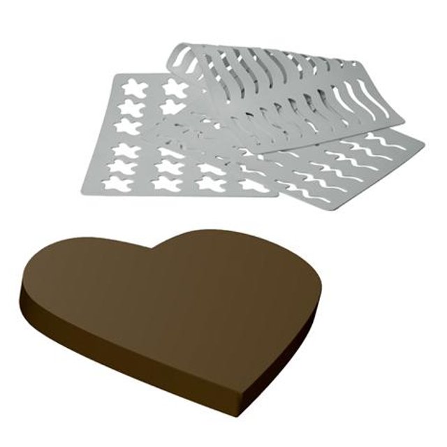 Obrázek produktu MA ŠABLONA SILIKON - SRDCE 3,5x3,5cm 48ks