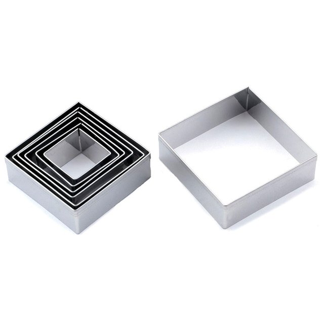 Obrázek produktu MA VYKRAJOVÁTKA - ČTVEREC SADA nerez 7ks