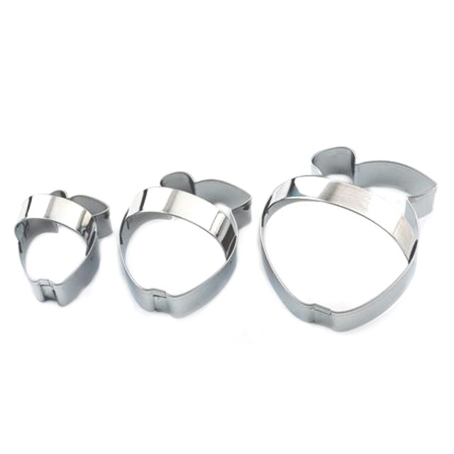 Obrázek produktu MA VYKRAJOVÁTKA - JABLKA SADA nerez 3ks