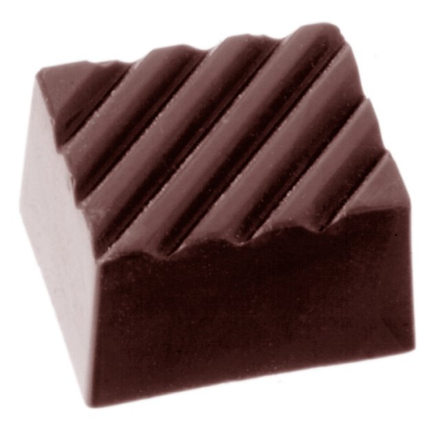 Obrázek produktu CW FORMA NA PRALINKY - ČTVEREC VLNKA 2,7x2,2cm v.1,5cm 11g 24 ks