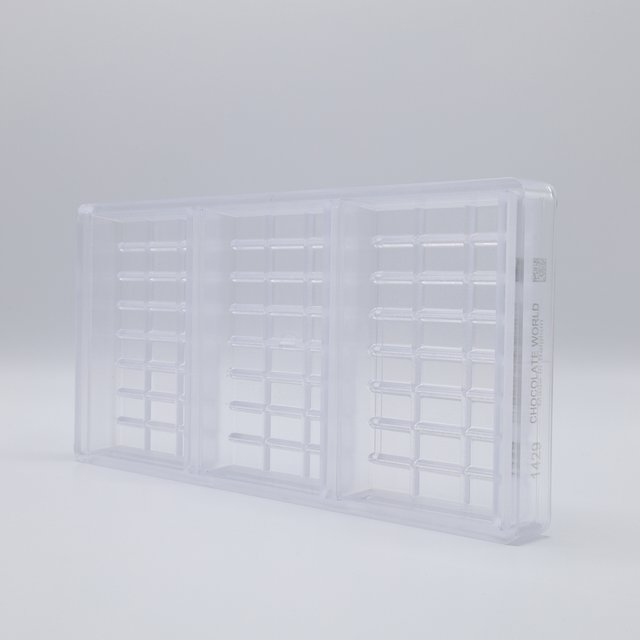 Obrázek produktu CW FORMA NA TABULKY - TABULKA TABLET - na Dubajskou čokoládu 12,4x7,7X2cm 205g, 3ks