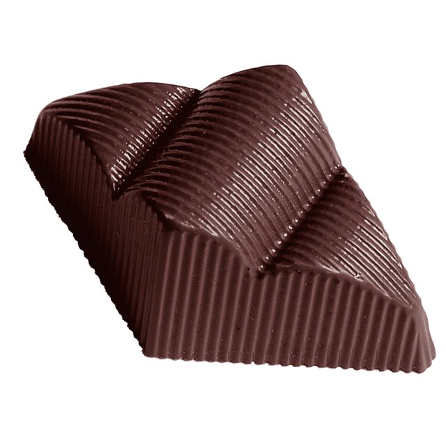 Obrázek produktu CW FORMA NA PRALINKY - ČTVEREC S VROUBKY 4,5x2,7cm v.1,8cm 10,5g 21ks