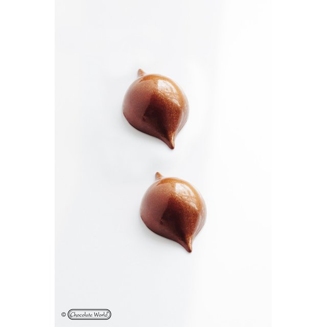 Obrázek produktu CW FORMA NA PRALINKY - FRANK HASNOOT CURVE 4,5x2,8cm v.1,4cm 7,5g 21ks