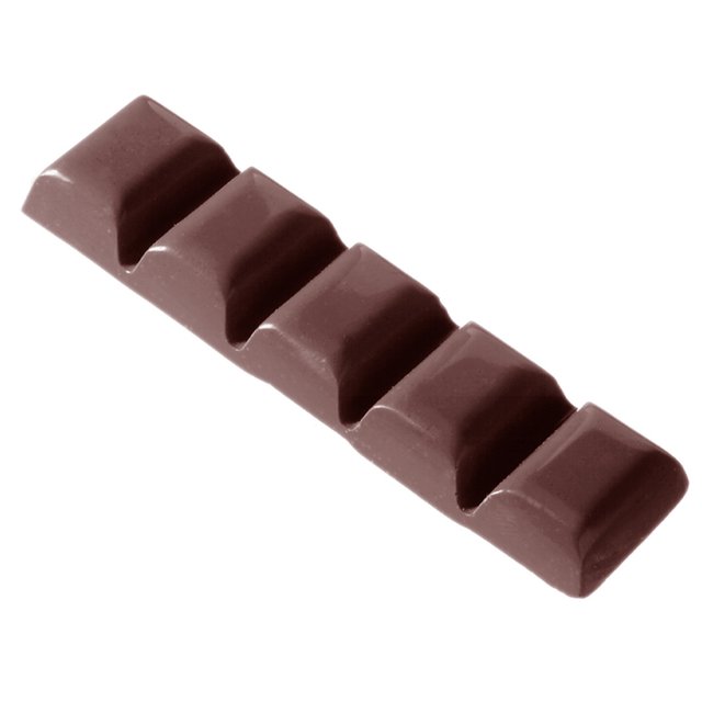 Obrázek produktu CW FORMA NA PRALINKY - TYČINKA ČOKOLÁDY 12,3x3,1cm v.1,2cm 43g 7ks