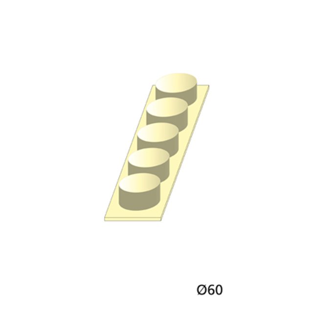 Obrázek produktu MA VYTLAČOVAČ MONO pr.6.h.4,5cm- kolečko