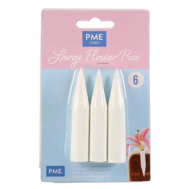 Obrázek produktu PME Vázičky na živé květy VELKÉ, pr. 1,3cm, d. 7cm 6ks