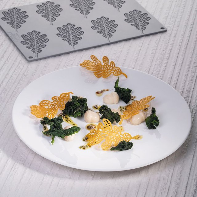 Obrázek produktu PAV FORMA SILIKON šedá - 30x20cm - DUBOVÝ LIST 8ks 3ml