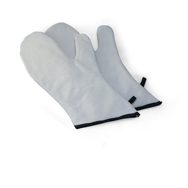 Obrázek produktu MA RUKAVICE pekařské kožené šedé kratší do 250°C 2ks