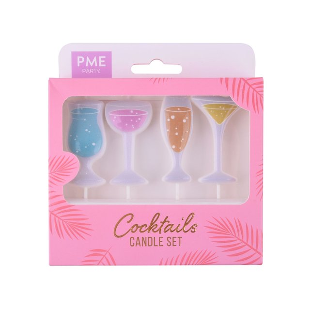 Obrázek produktu PME DORTOVÉ SVÍČKY - sada COCTAILS 4ks