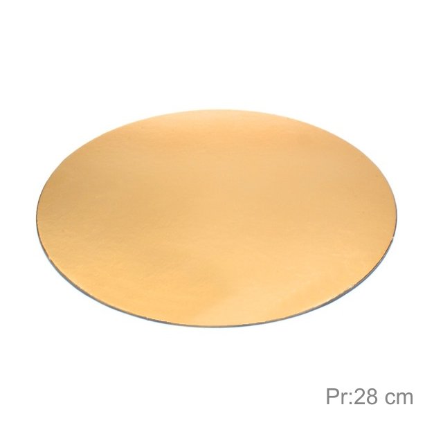 Obrázek produktu LEPENKOVÁ PODLOŽKA ZLATÁ pr.28cm 100 ks