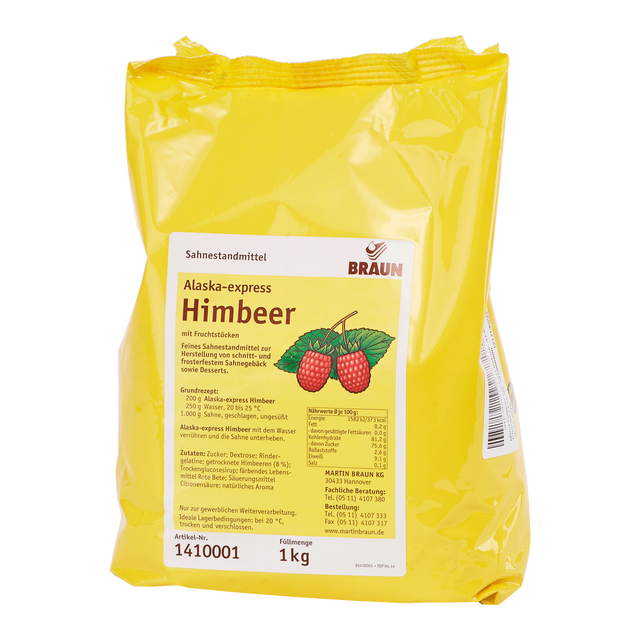 Obrázek produktu BRAUN ALASKA EXPRES malina 5x1kg