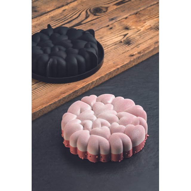 Obrázek produktu PAV FORMA SILIKON černá - pr.18cm - EROS - srdíčka 1022ml