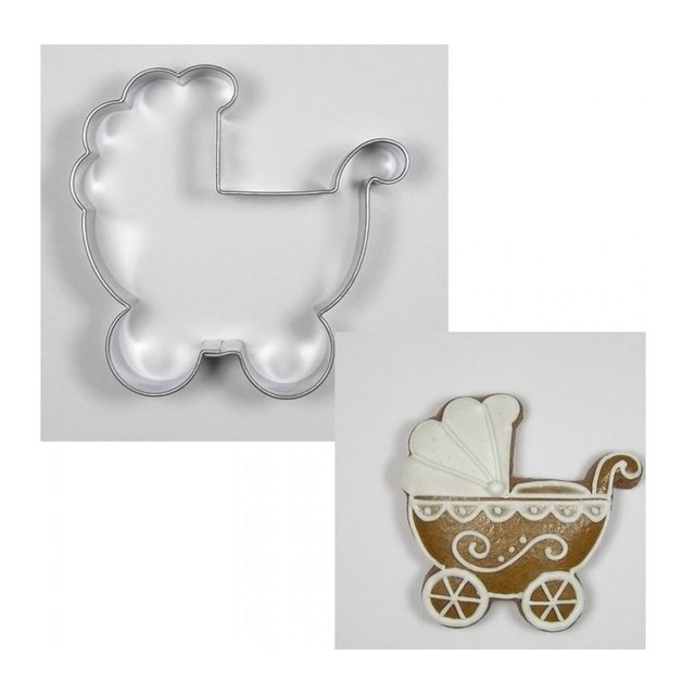 Obrázek produktu VK VYKRAJOVÁTKO NEREZ - KOČÁREK 60x62mm