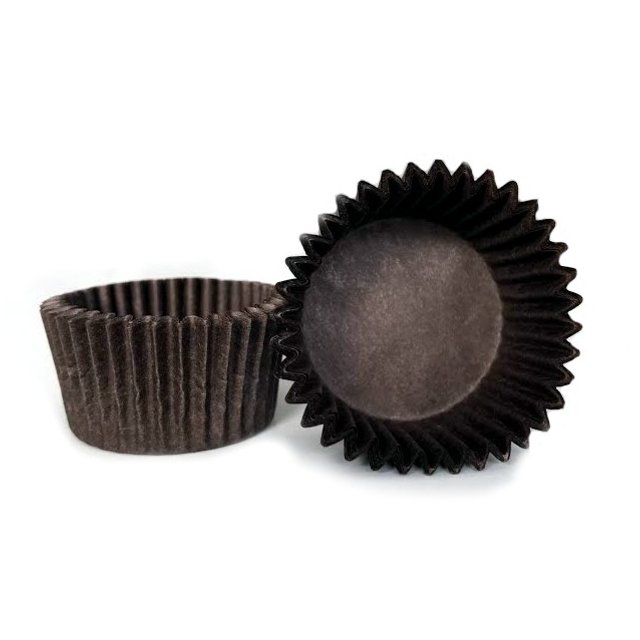 Obrázek produktu KOŠÍČKY NA PRALINKY - HNĚDÉ pr.23mm v.17mm 1000ks