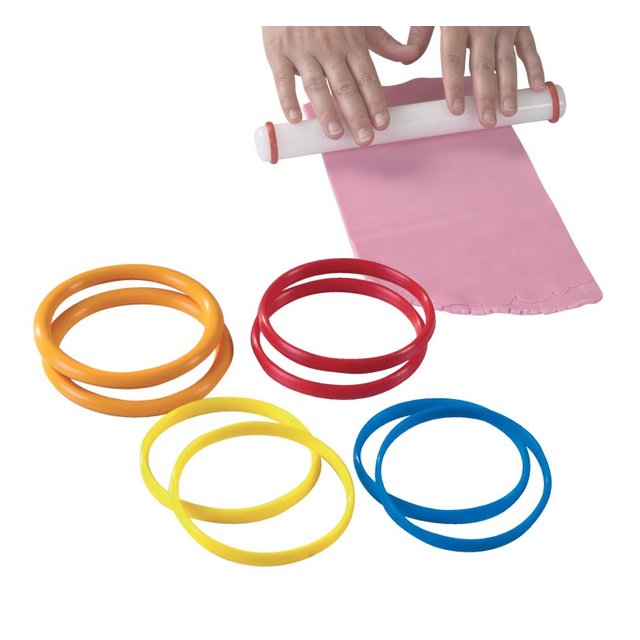 Obrázek produktu MA SADA 8 ks kroužků k silikonovému válečku pr.2,5cm