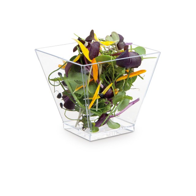 Obrázek produktu CO KELÍMEK HRANATÝ PLAST 5x5x4,5cm 6cl 300 ks KV6C