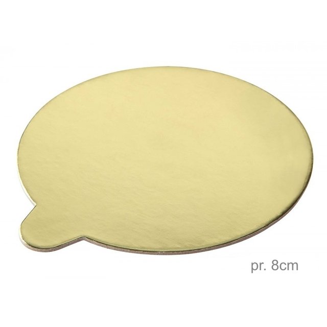 Obrázek produktu LEPENKOVÁ PODLOŽKA ZLATÁ pr.8cm 200ks