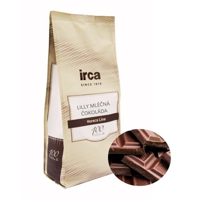 Obrázek produktu IRCA LILLY MLÉČNÁ ČOKOLÁDA 30% ztužovač šlehačky 6x1 kg