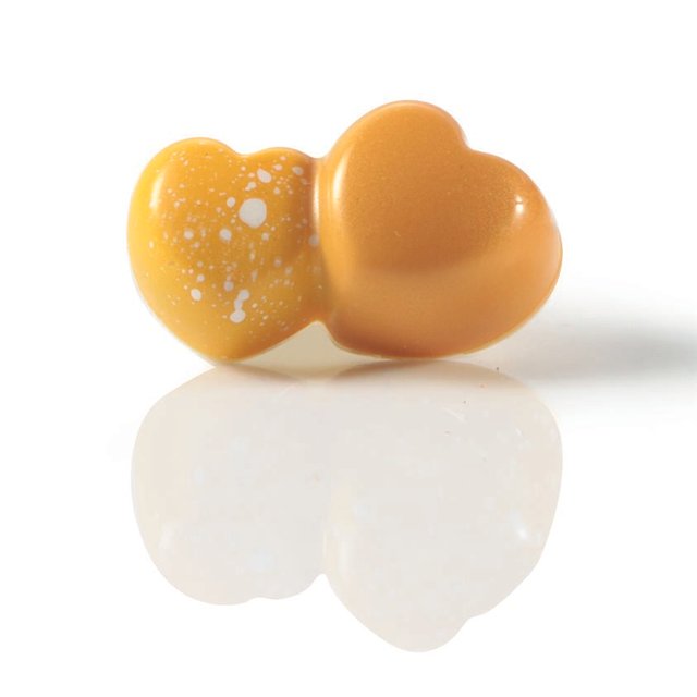 Obrázek produktu MA FORMA NA PRALINKY - DVOJITÉ SRDCE- 4,3x2,6x1,6cm 11g 20ks